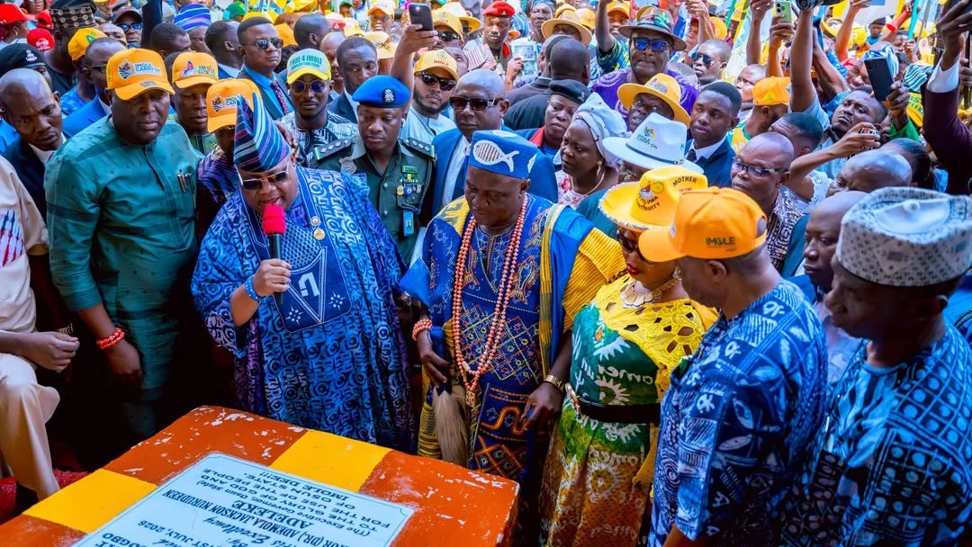 Governor Adeleke Praises Local Content Policy, Commissions Lameco Flyover Bridge in Osogbo