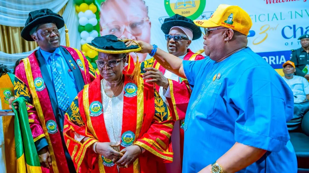 Governor Adeleke Commissions Mega Projects in UNIOSUN, Installs New Chancellor